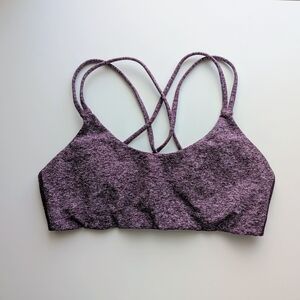 Aritzia TNA Sports Bra, Heathered Purple (Size small)